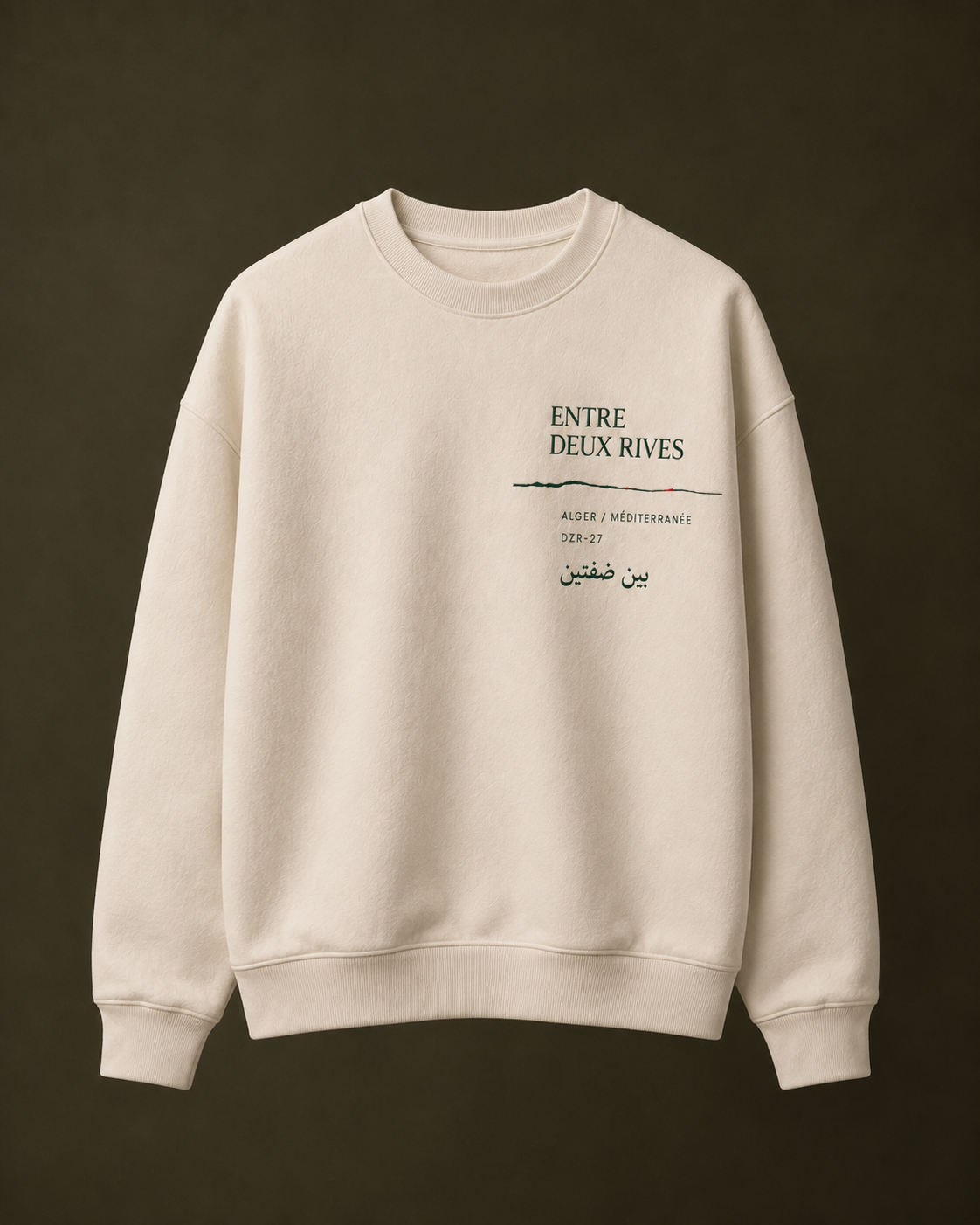DZR27-004 Mémoire Crew — collection Hiver 2027 DZIRI