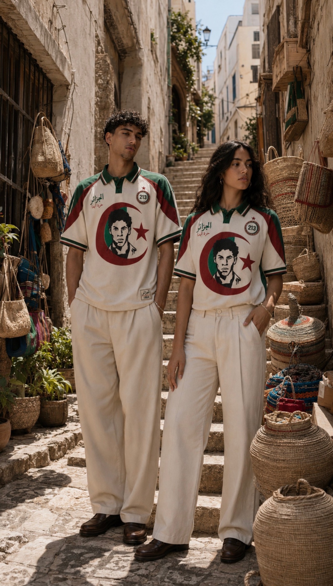Ensemble Chouhada — Polo + Pantalon — DZIRI