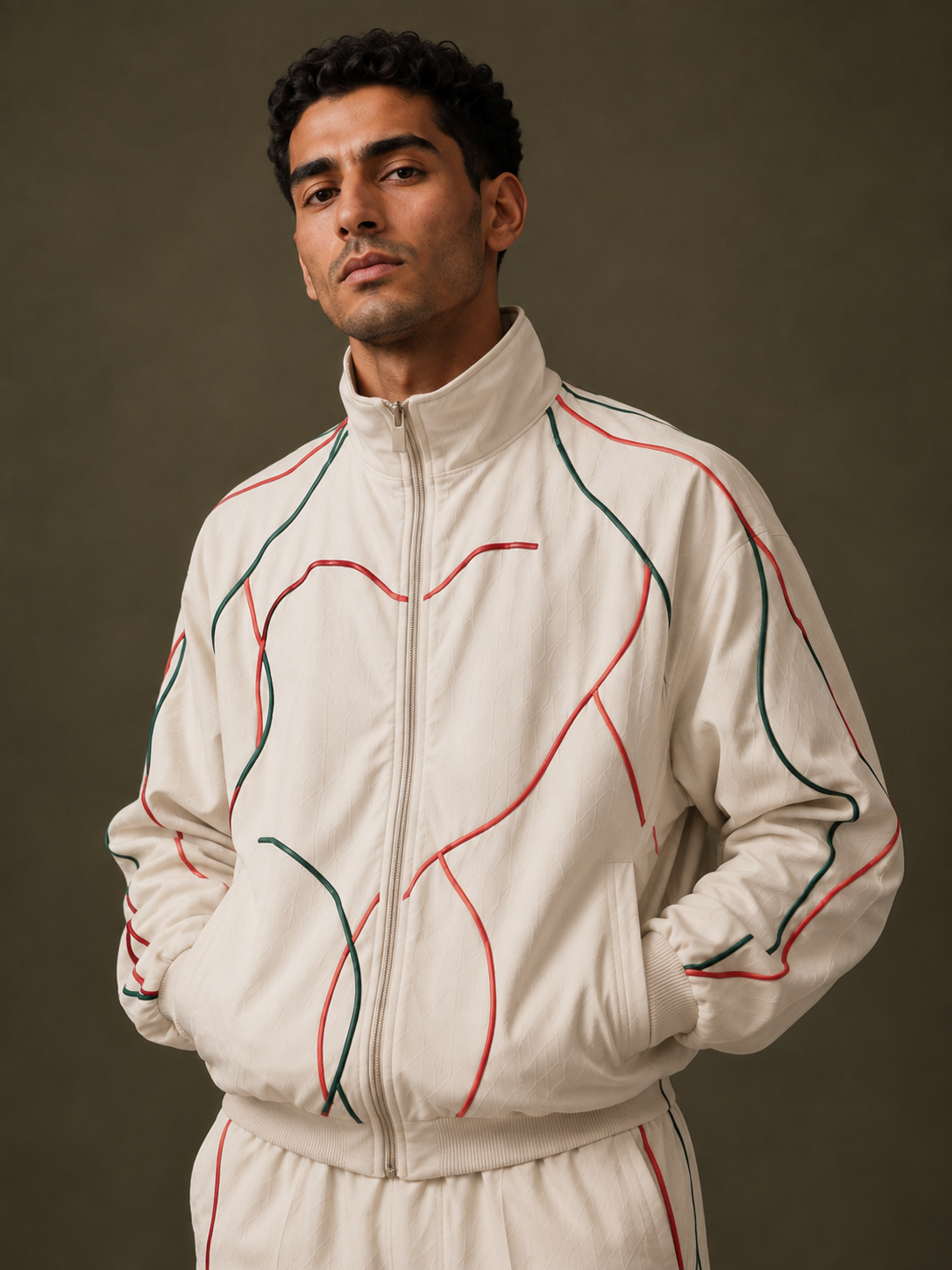 Le Tracksuit porté, buste — DZR27-007 DZIRI