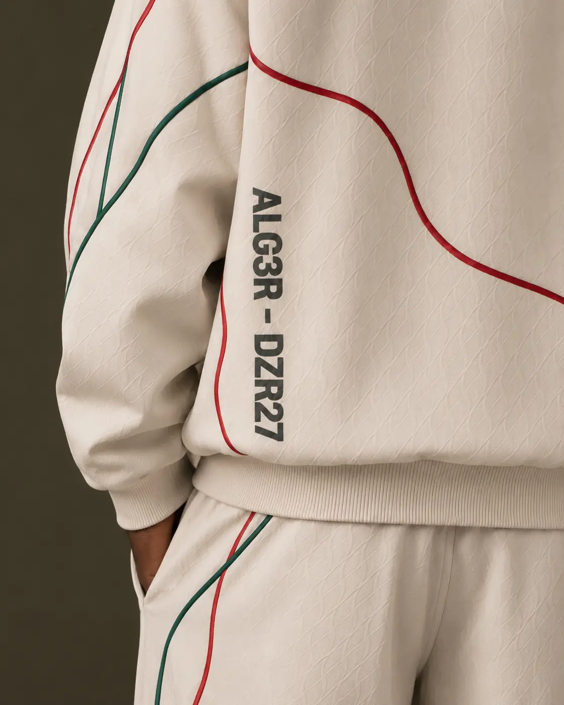 Marquage ALG3R — DZR27 sur la manche — DZIRI